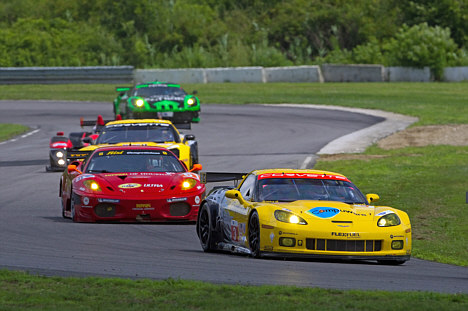Jan Magnussen i Corvette #3.